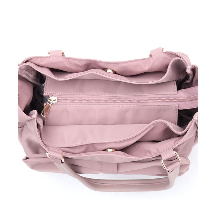 リボン付撥水ナイロントート | axes femme | 詳細画像8 