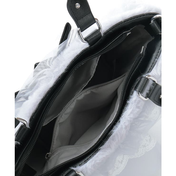 かご型フリルファーバッグ | axes femme | 詳細画像10 