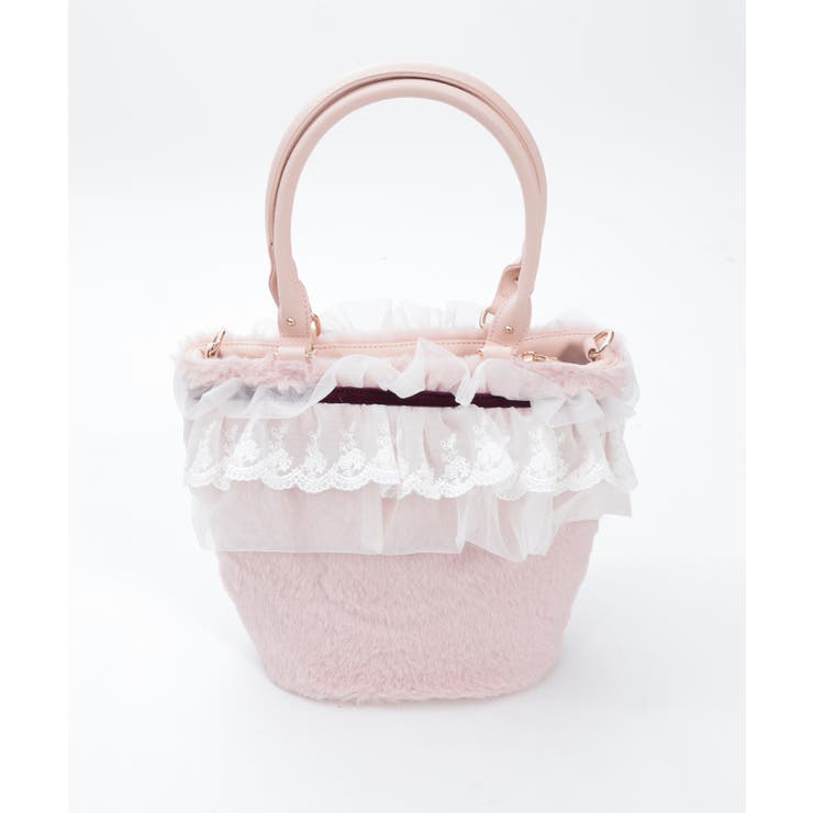 かご型フリルファーバッグ | axes femme | 詳細画像14 