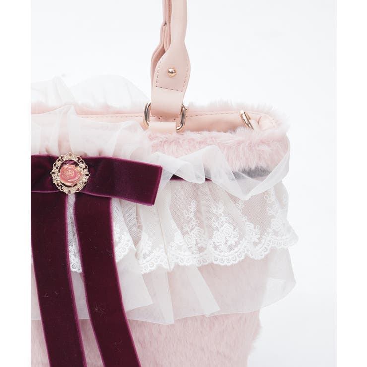 かご型フリルファーバッグ | axes femme | 詳細画像15 