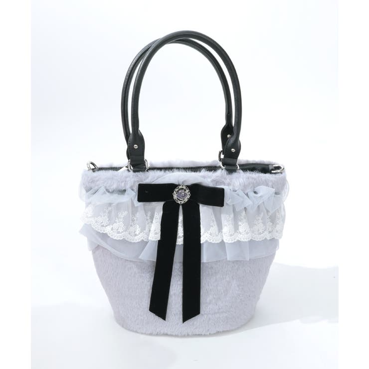 かご型フリルファーバッグ | axes femme | 詳細画像5 