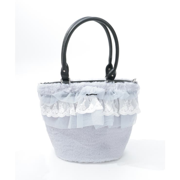 かご型フリルファーバッグ | axes femme | 詳細画像7 