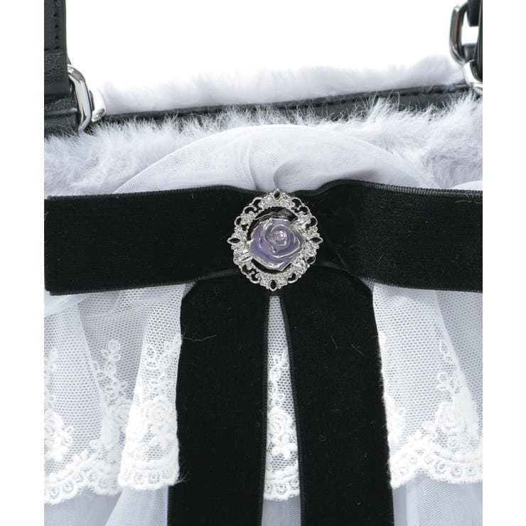 かご型フリルファーバッグ | axes femme | 詳細画像9 