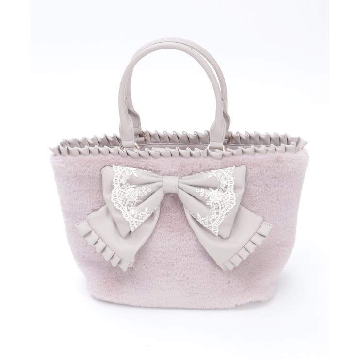 ビッグリボンファーバッグ | axes femme | 詳細画像25 