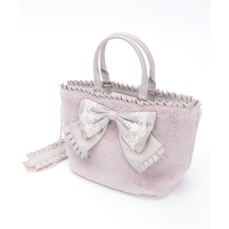 ビッグリボンファーバッグ | axes femme | 詳細画像31 