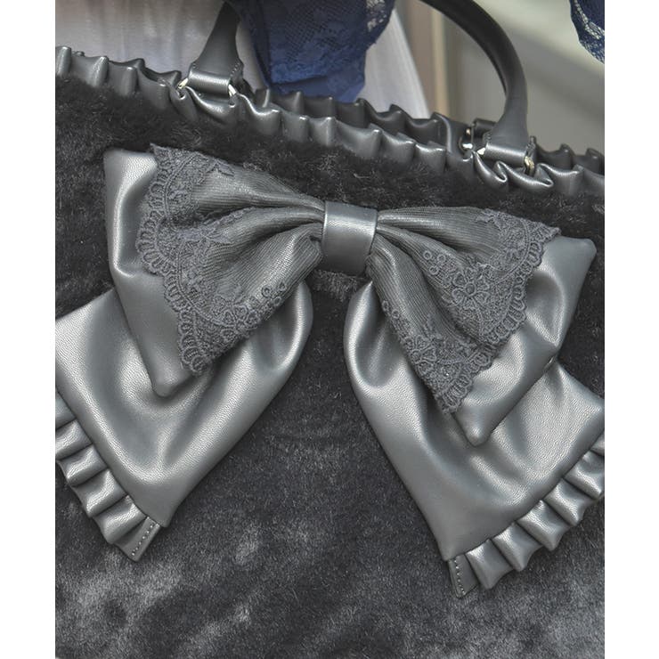 ビッグリボンファーバッグ | axes femme | 詳細画像6 