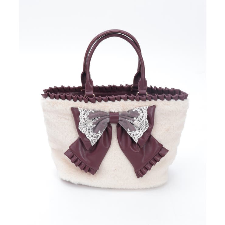 ビッグリボンファーバッグ | axes femme | 詳細画像8 