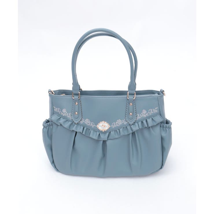 ローズ刺繍フリルＡ４トート | axes femme | 詳細画像16 