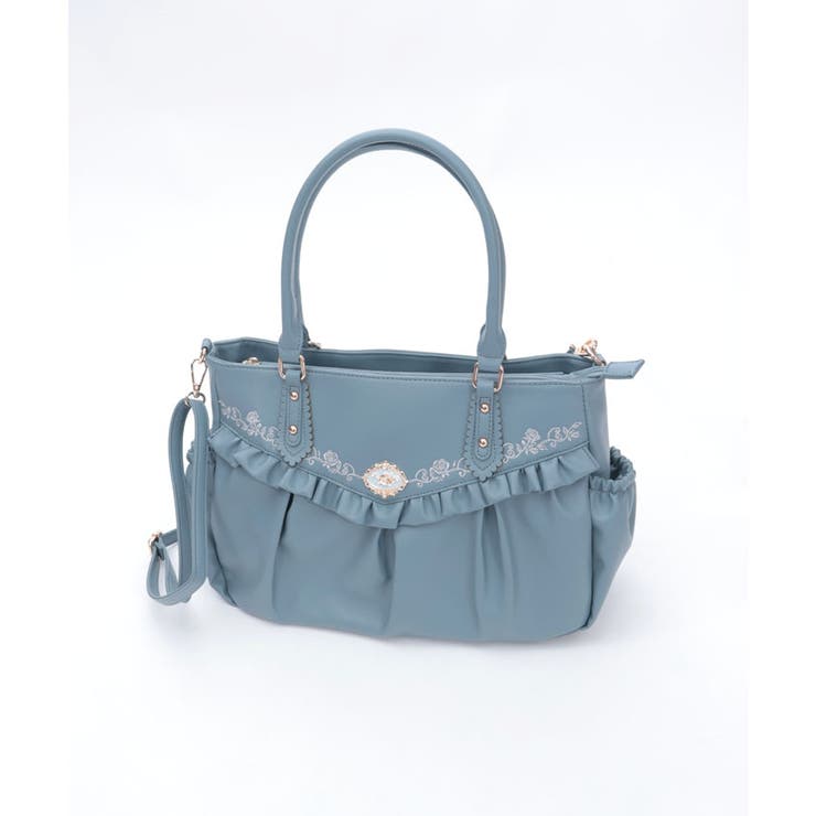 ローズ刺繍フリルＡ４トート | axes femme | 詳細画像25 