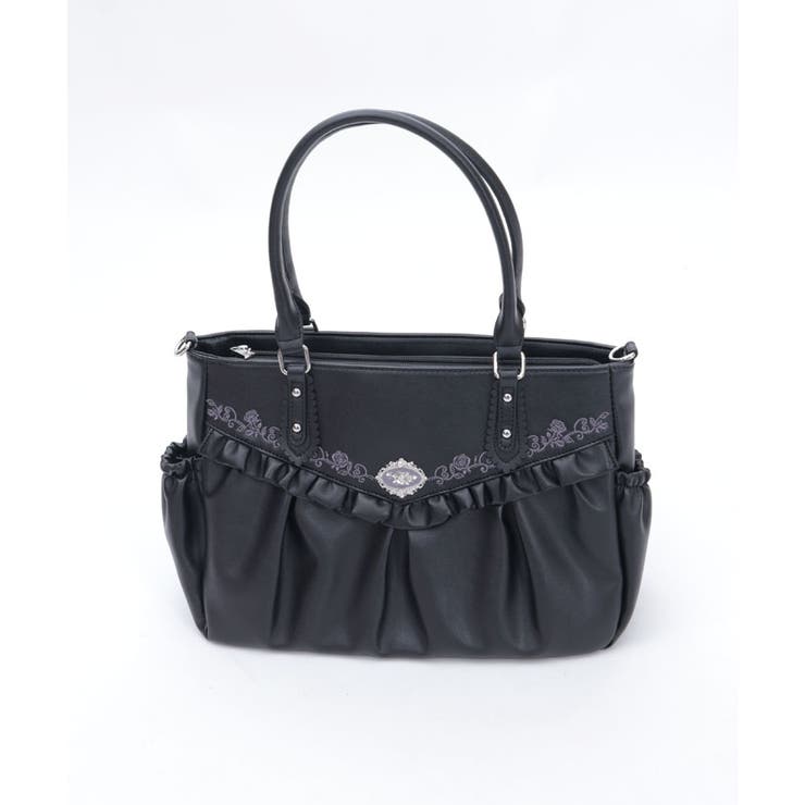 ローズ刺繍フリルＡ４トート | axes femme | 詳細画像27 