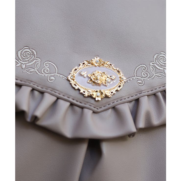 ローズ刺繍フリルＡ４トート | axes femme | 詳細画像5 