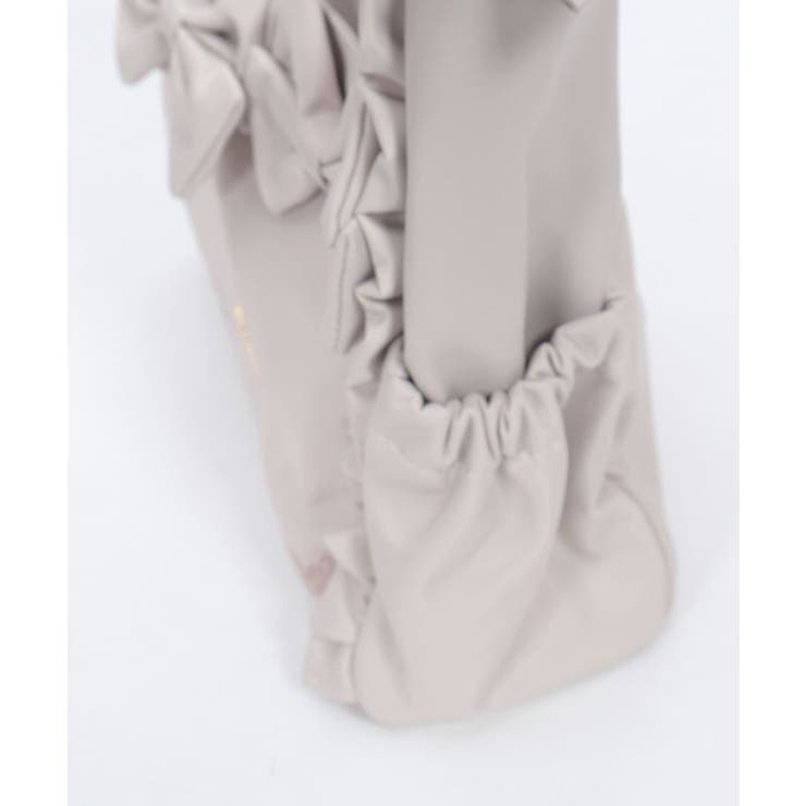 撥水ナイロン連リボントート | axes femme | 詳細画像14 