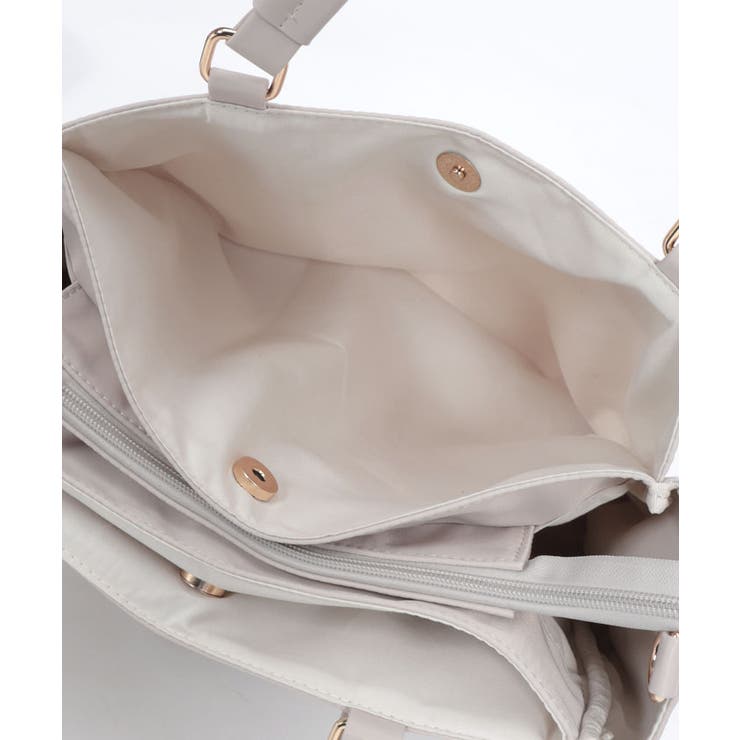 撥水ナイロン連リボントート | axes femme | 詳細画像16 