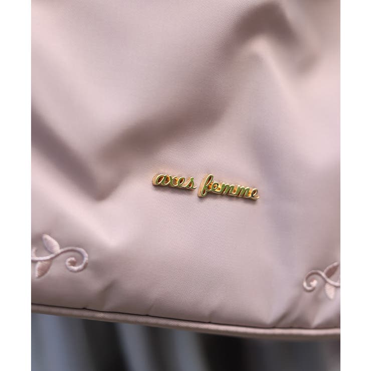 撥水ナイロン連リボントート | axes femme | 詳細画像3 