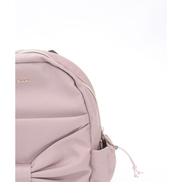 リボン付撥水ナイロンリュック | axes femme | 詳細画像27 