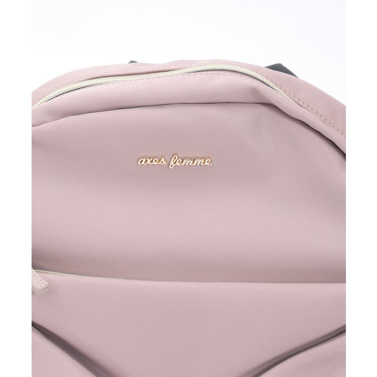 リボン付撥水ナイロンリュック | axes femme | 詳細画像29 