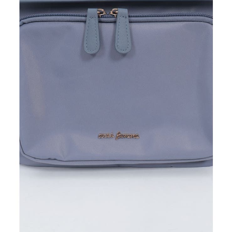 撥水ナイロン刺繍使いリュック | axes femme | 詳細画像21 