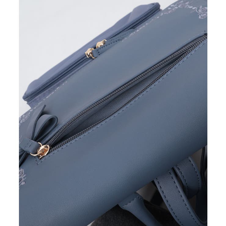 撥水ナイロン刺繍使いリュック | axes femme | 詳細画像24 