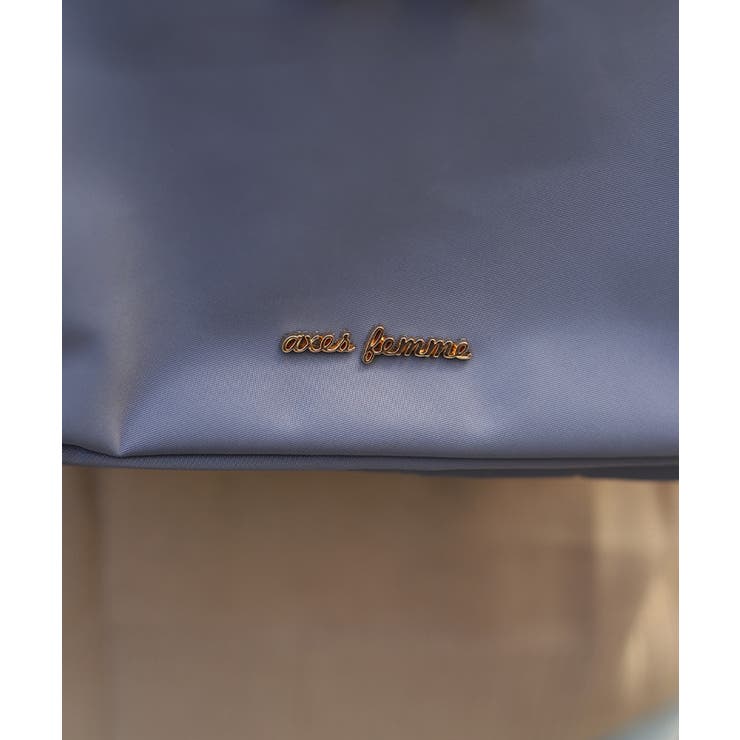 撥水ナイロン刺繍使いリュック | axes femme | 詳細画像4 