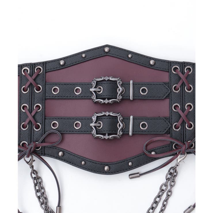 レースアップコルセットベルト | axes femme | 詳細画像10 