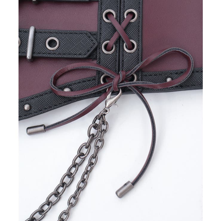 レースアップコルセットベルト | axes femme | 詳細画像12 