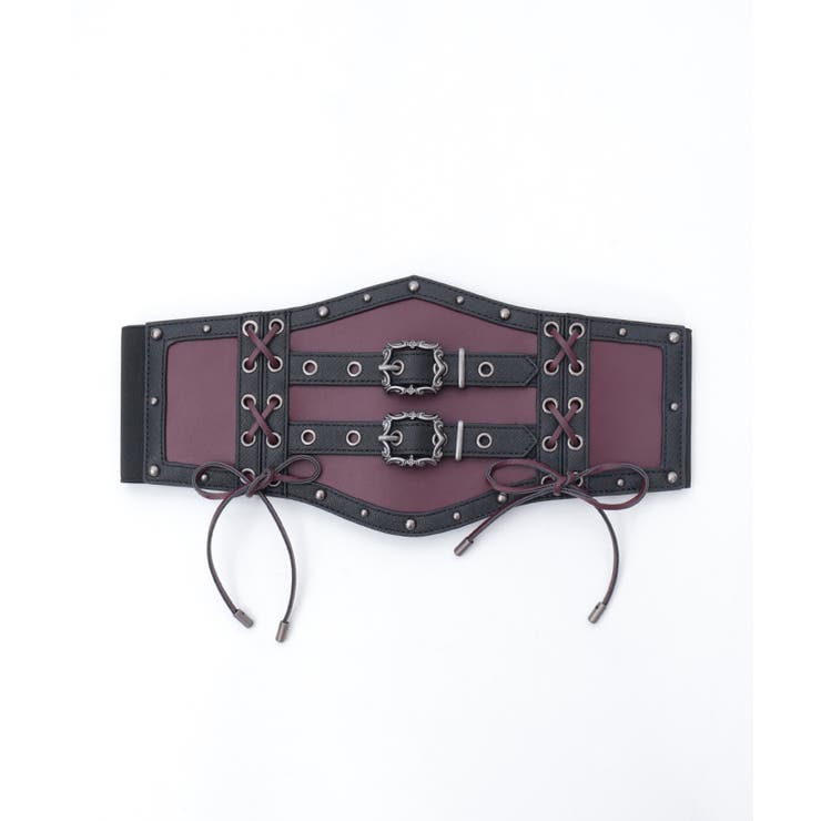 レースアップコルセットベルト | axes femme | 詳細画像15 