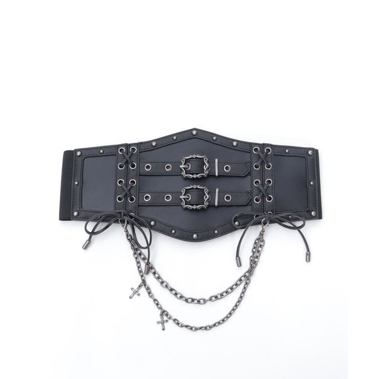 レースアップコルセットベルト | axes femme | 詳細画像19 