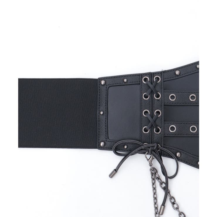 レースアップコルセットベルト | axes femme | 詳細画像21 