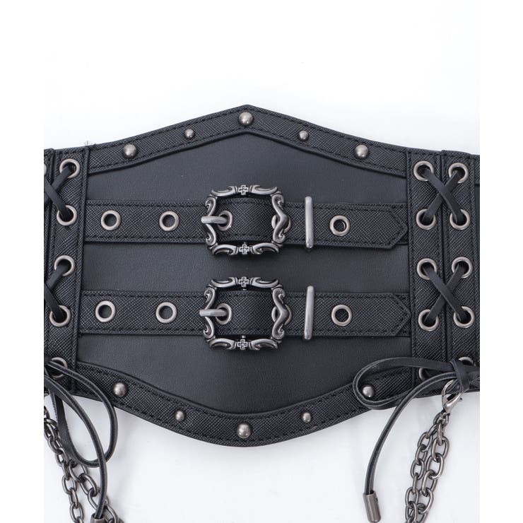 レースアップコルセットベルト | axes femme | 詳細画像22 