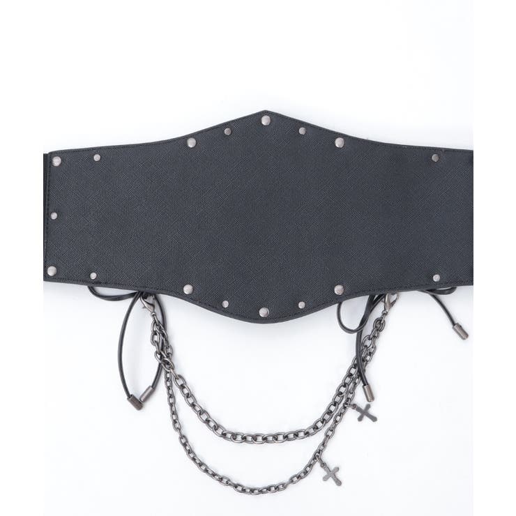 レースアップコルセットベルト | axes femme | 詳細画像25 