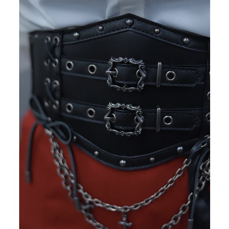 レースアップコルセットベルト | axes femme | 詳細画像6 