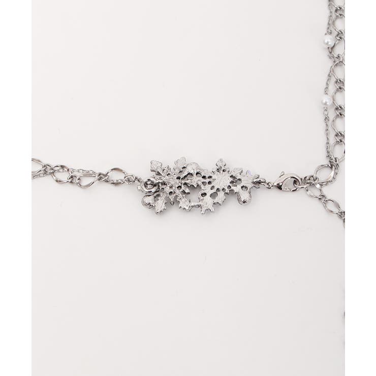 雪の結晶パールチェーンベルト[品番：IGAW0002917]｜axes femme