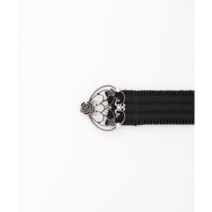 立体バラクラシカルゴムベルト[品番：IGAW0002833]｜axes femme