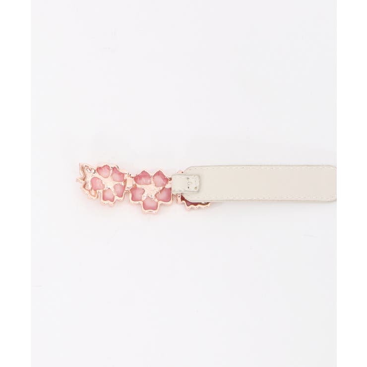 桜モチーフステンドゴムベルト[品番：IGAW0003323]｜axes femme
