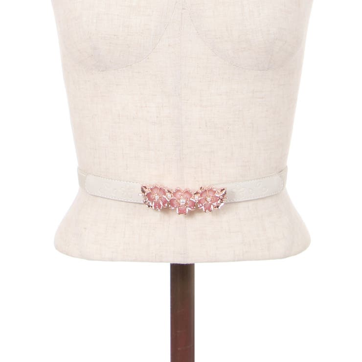桜モチーフステンドゴムベルト[品番：IGAW0003323]｜axes femme 