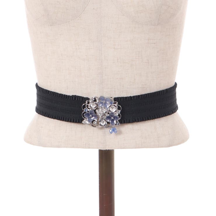 axesfemmePOETIQUE バンビゴムベルト・ゴールドとピンク♤新品 axes femme POETIQUE ベルト ハートチャームゴムベルト
