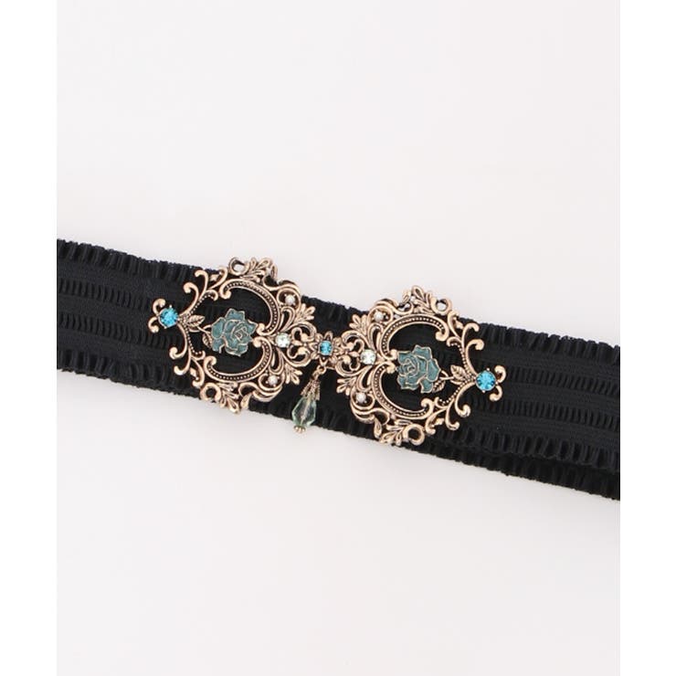 axes femme 装飾付きゴムベルト5本セット しずく付クラシカルゴムベルト | outlet | axes femme online shop