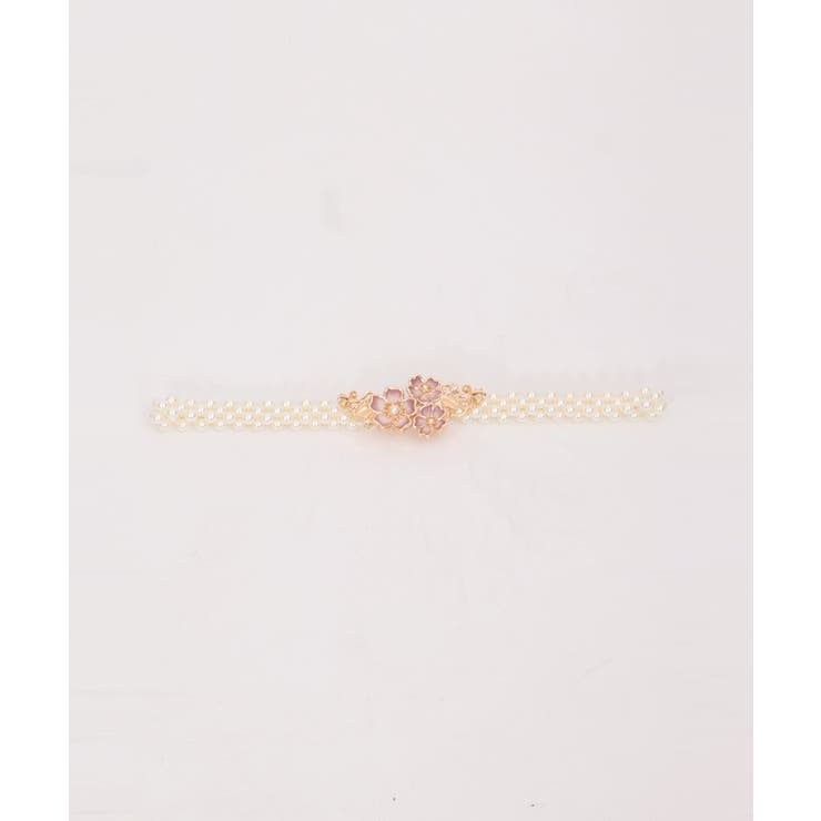 桜モチーフパールベルト[品番：IGAW0004614]｜axes femme（アクシーズ 