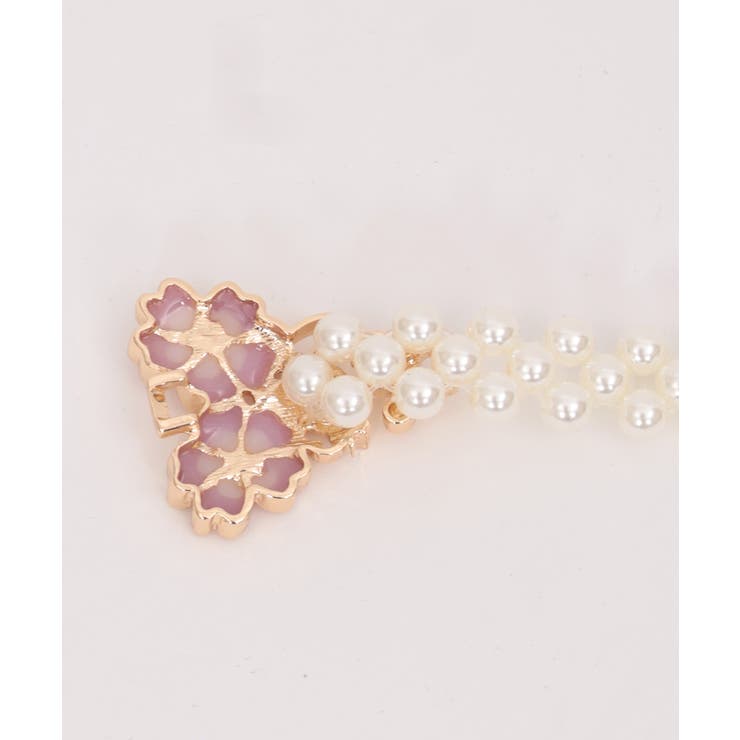 桜モチーフパールベルト[品番：IGAW0004614]｜axes femme