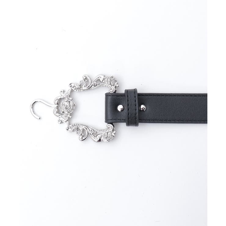 装飾フック金具合皮ベルト | axes femme | 詳細画像11 