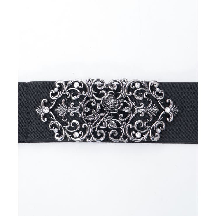 ローズモチーフ太幅ゴムベルト | axes femme | 詳細画像10 