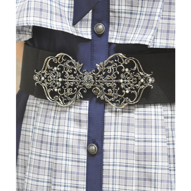 鍵装飾オーナメント太幅ベルト | axes femme | 詳細画像3