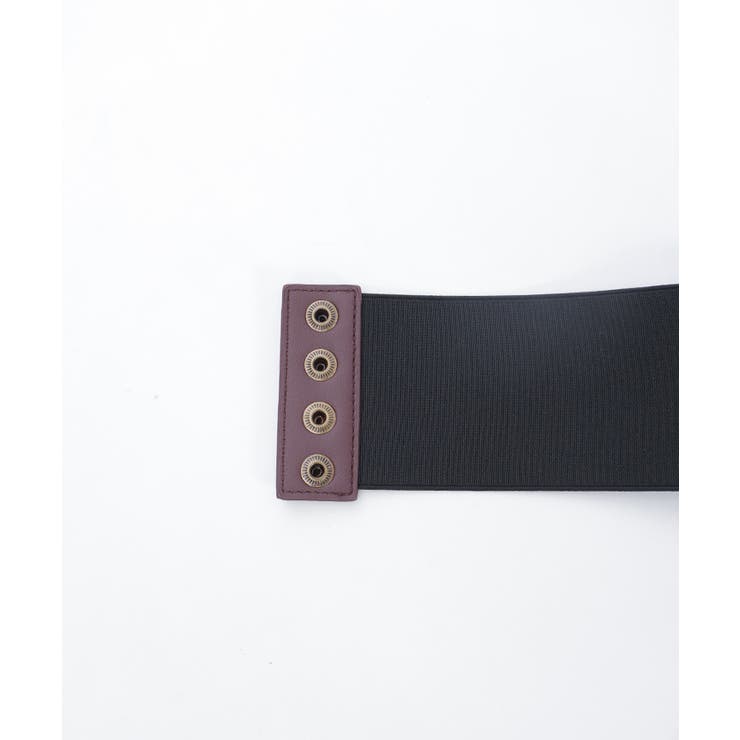 配色スカラップ太幅ベルト | axes femme | 詳細画像11 