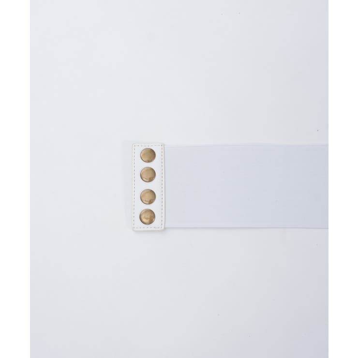 配色スカラップ太幅ベルト | axes femme | 詳細画像15 