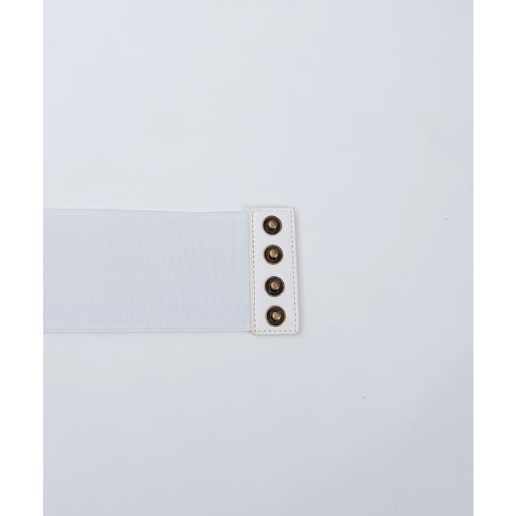 配色スカラップ太幅ベルト | axes femme | 詳細画像17 