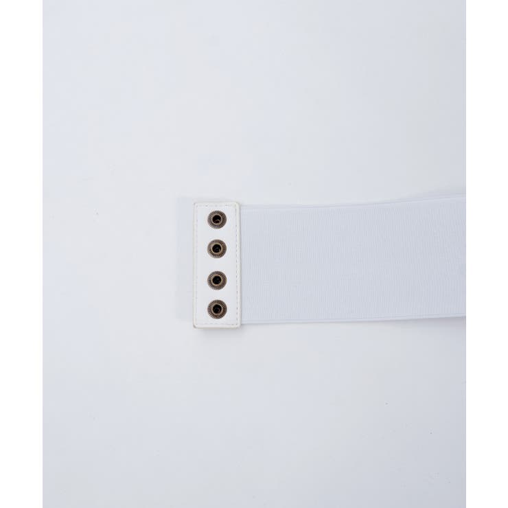 配色スカラップ太幅ベルト | axes femme | 詳細画像18 