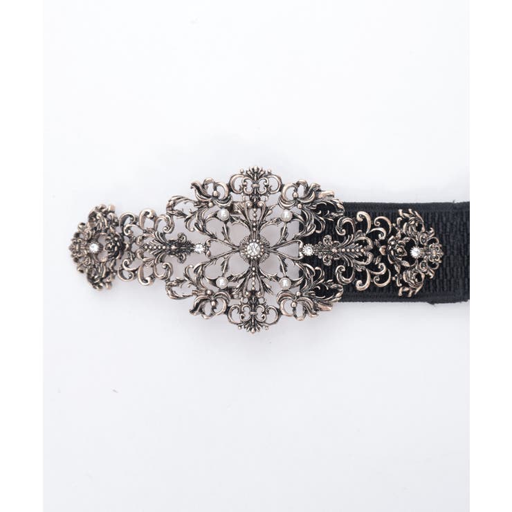 オーナメントモチーフ細ベルト | axes femme | 詳細画像3 