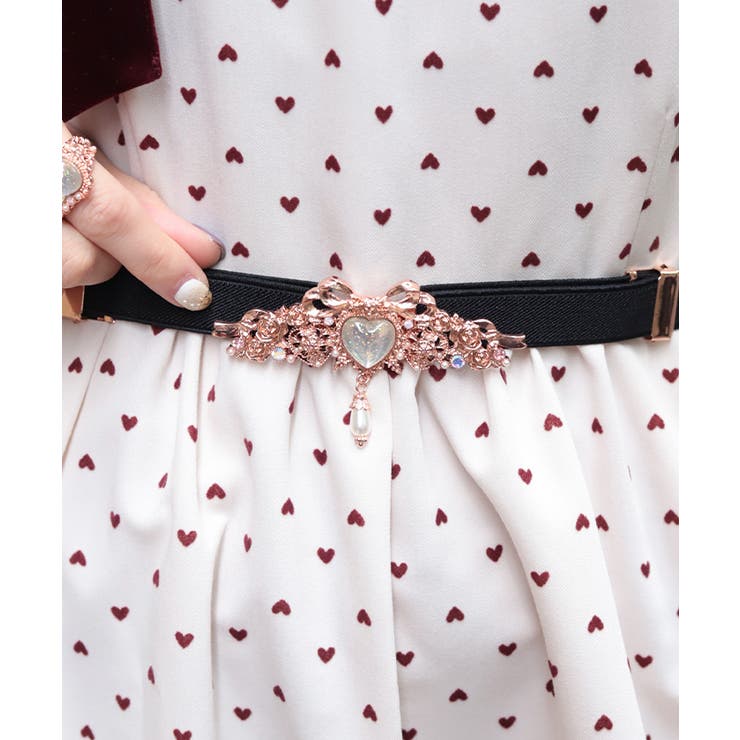 ピンク | セイクリッドハート細ベルト | axes femme