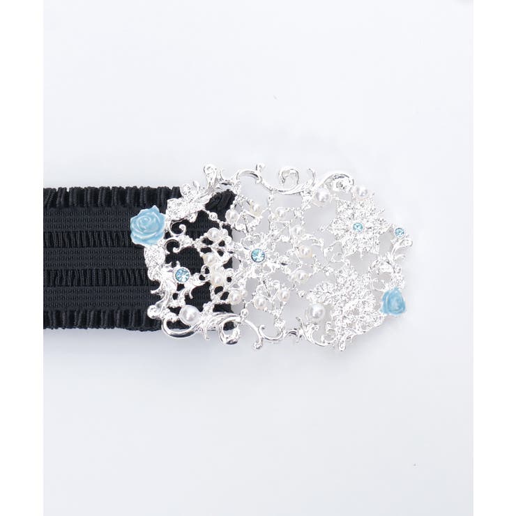 雪薔薇モチーフゴムベルト | axes femme | 詳細画像6 
