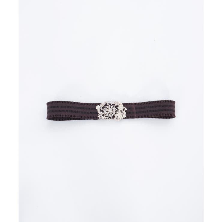 雪薔薇モチーフゴムベルト | axes femme | 詳細画像9 